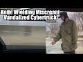 Knife Wielding Miscreant Vandalised Cybertruck In Broad Daylight