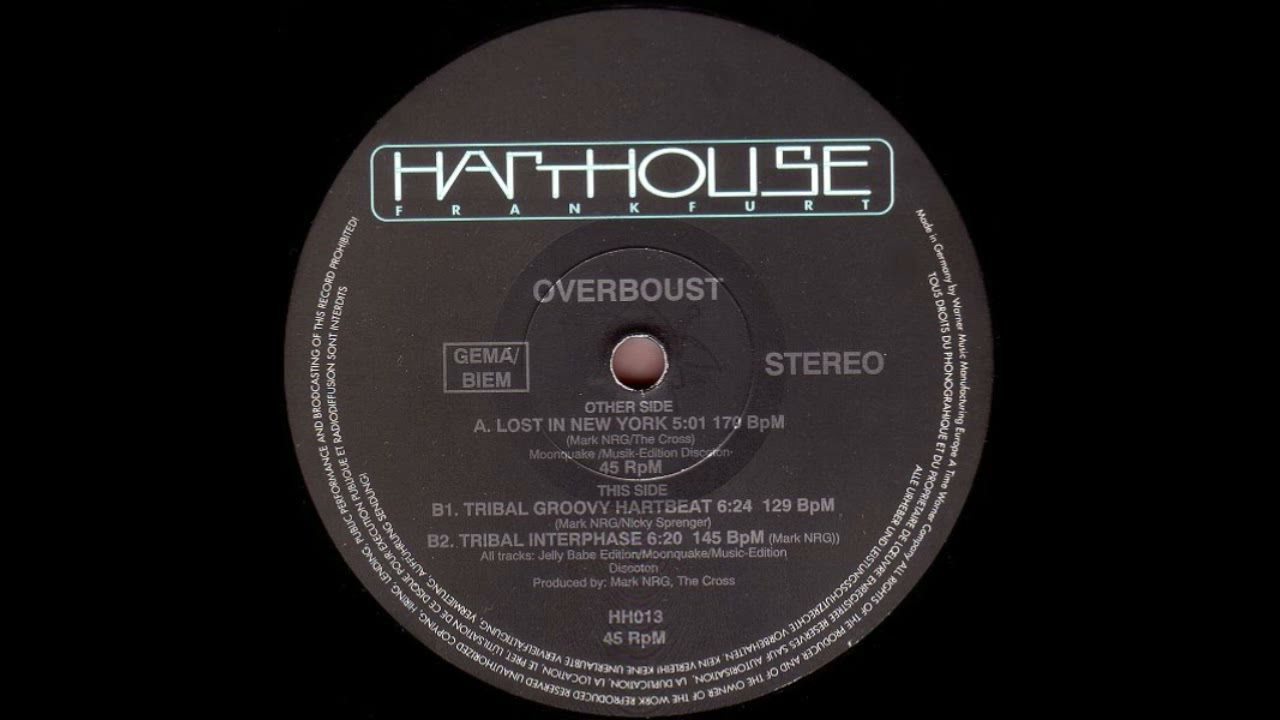 Overboust - Tribal Groovy Hartbeat (1992)