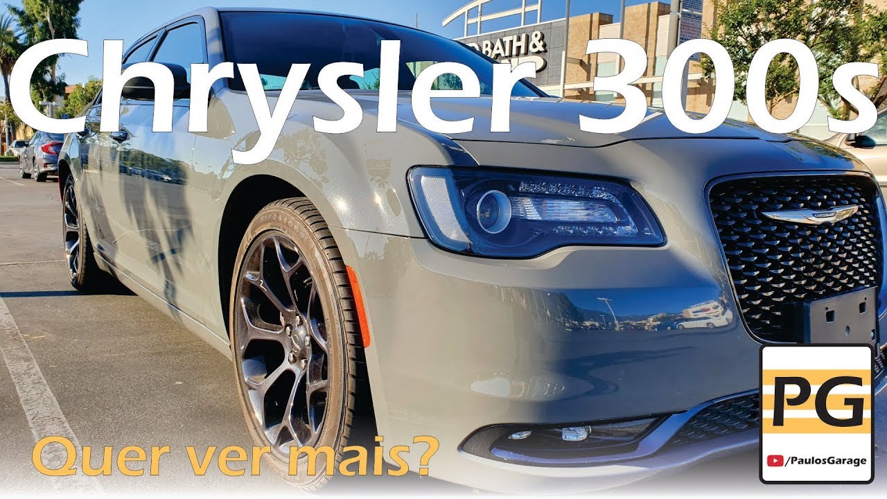 Mostrando o carro alugado - Chrysler 300s - [4K]