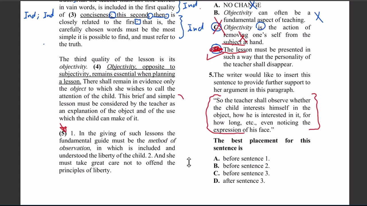 طلاب الدبلومة الامريكية حل امتحان EST 1- Literacy Test 1, October 2021 شرح تفصيلى للتعامل مع الاسئلة