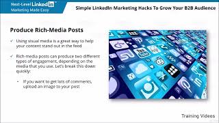 Lecture #13: Simple LinkedIn Marketing Hacks To Grow Your B2B Audience