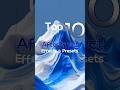 top 10 effects in after effect. please like and subscribe for more