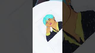 super drawing BTS V floating pen drawing #viral #shortvideo #treanding