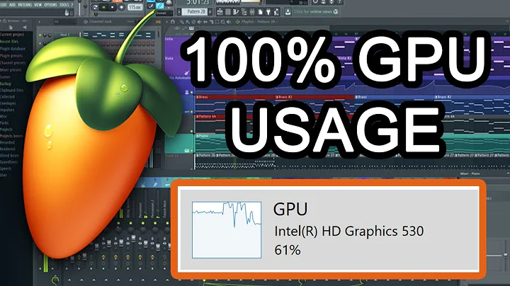 FL Studio High GPU Usage DWM 100% FIX