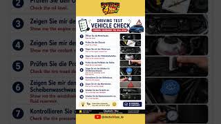 German Driving Test Vehicle Check 🚗 | 10 Essential Commands You Must Know