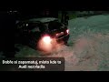 Audi Quattro old winter tires VS BMW new winter tires snow test
