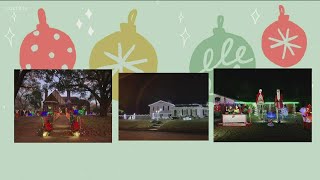 Palestine community members brighten up the town with unique light displays