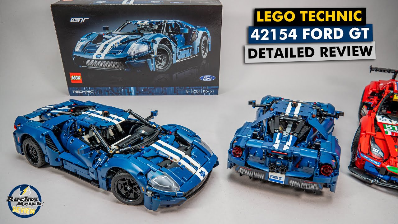 LEGO Technic 42154 Ford GT detailed building review - smaller means better?  