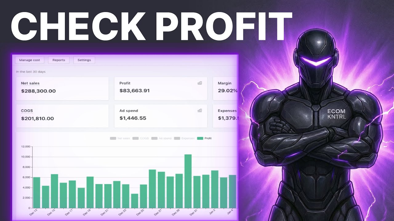 How to Check Profit on Shopify (2026) | Analytics