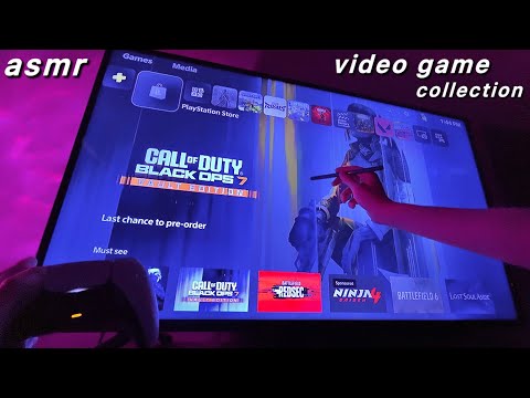 ASMR Video Game Collection & Game Store Review 🎮💤