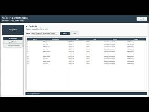 VitalSignPro Hospital Management System using Python
