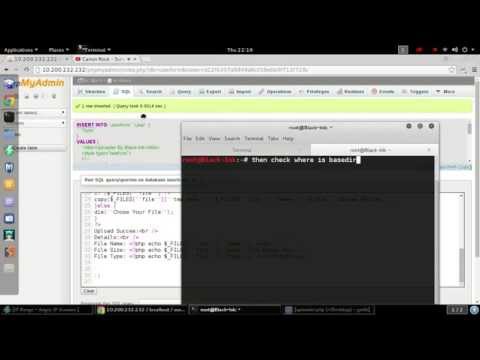 Inject Backdoor Via PhpMyAdmin