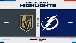 NHL Highlights | Golden Knights vs. Lightning - December 21, 2023
