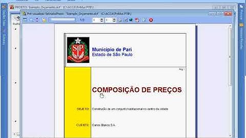 Vídeo Tutorial de PriMus - Impressão Composições e Curva ABC - ACCA software