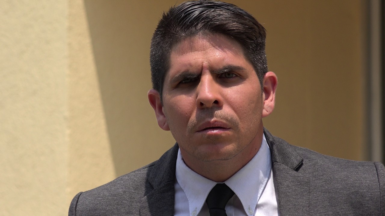 Confused Man Staring And Leering