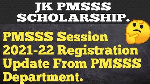 PMSSS Registration Update Frm PMSSS/When PMSSS Registration Will Start For Session 2021-22/South Boy