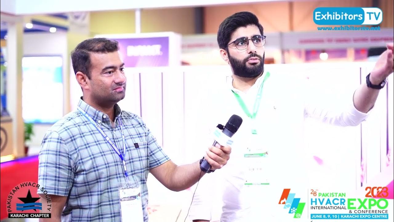 ExhibitorsTV Usman Aftab Delite Refrigeration at 28th Pakistan HVACR