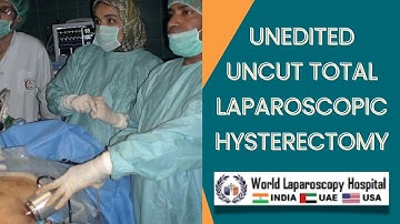 Unedited & Uncut Total Laparoscopic Hysterectomy | Real-Time TLH | World Laparoscopy Hospital