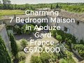 Charming 7 Bedroom Maison in Anduze, Gard, France -  €670,000
