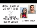 Total Lunar Eclipse 26 May 2021 - with Astrology - Cards of Truth - Human Design