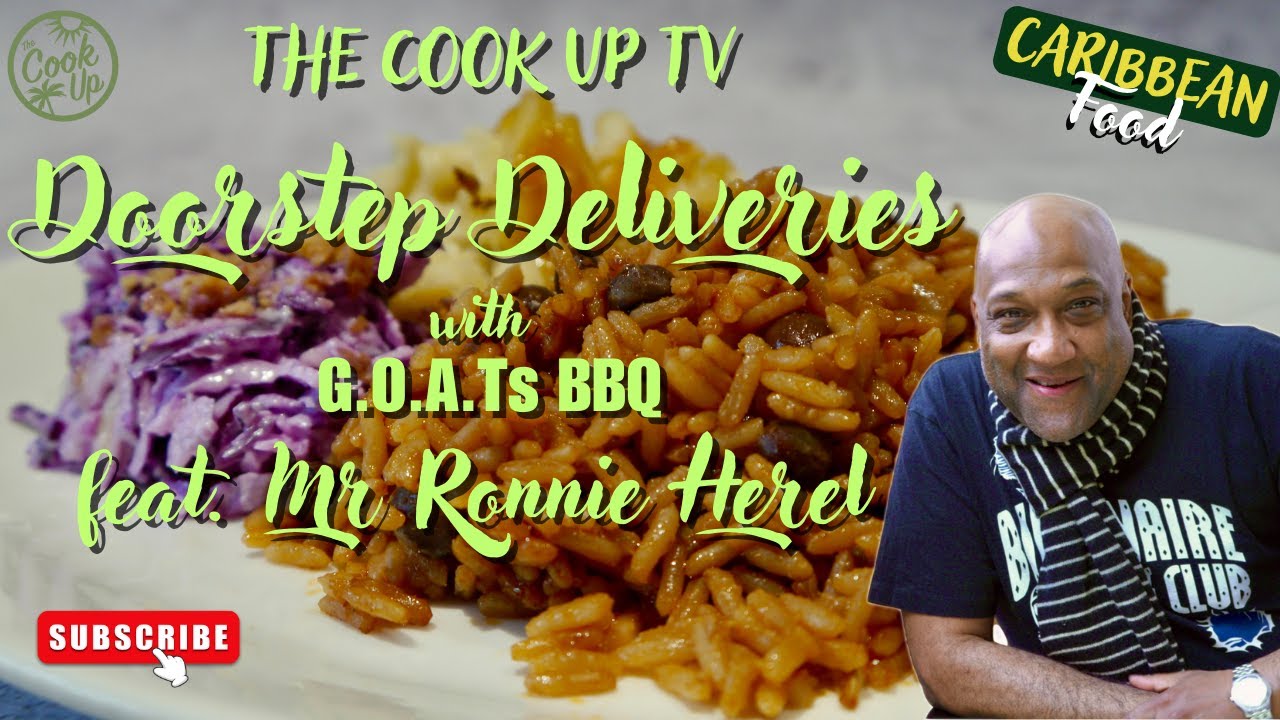 Brown Stew Chicken Doorstop Deliveries with G.O.A.T.s BBQ feat Ronnie