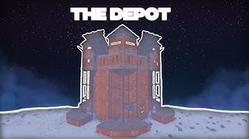 The Depot - *INSANE* Quad Rust Base! | Open Core + Online Defence + Wide Gap | Rust Base Design 2022