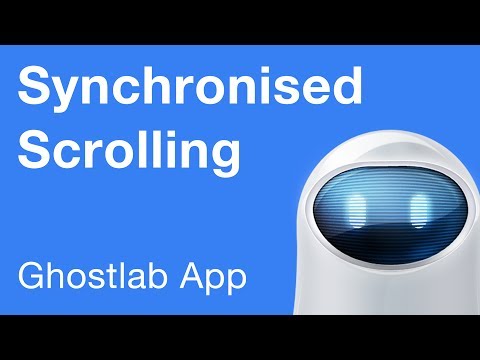 Disabling synchronised scrolling with Ghostlab App