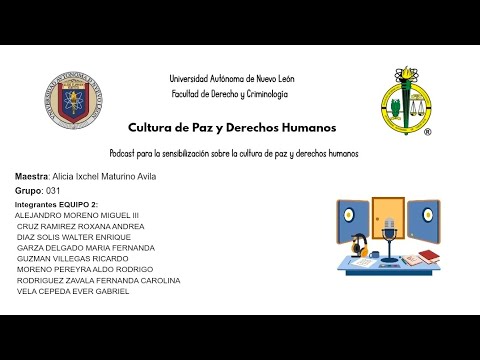 PODCAST CULTURA DE PAZ Y DERECHOS HUMANOS !! 🤍 - YouTube