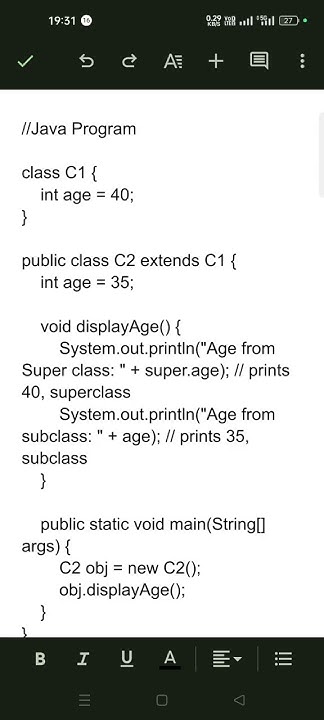 Java Programming : Exploring the 'super' Keyword in Java - YouTube