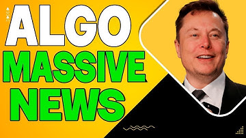 ALGO MASSIVE NEWS THAT WILL CHANGE EVERYTHING - ALGORAND PRICE PREDICTION 2023!!