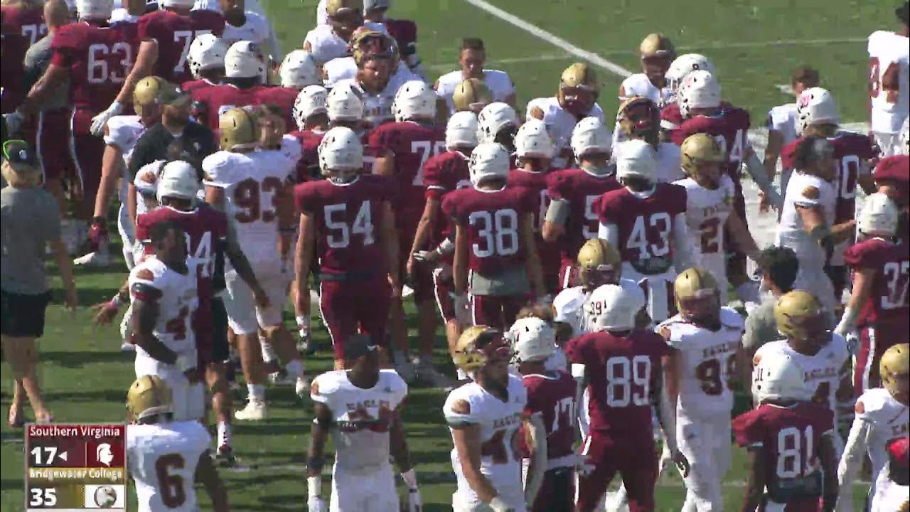 Southern Virginia University Football vs Bridgewater College YouTube