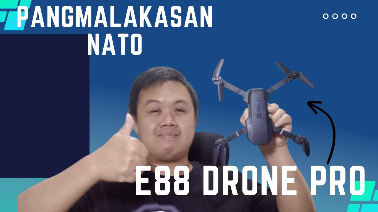 E88 Drone Pro Unboxing and Test Fly - YouTube
