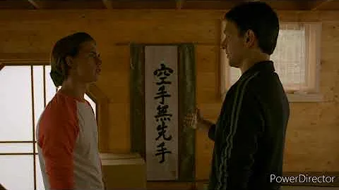 Cobra Kai - Daniel Teaches Robby The Rules Of Miyagi-Do Karate