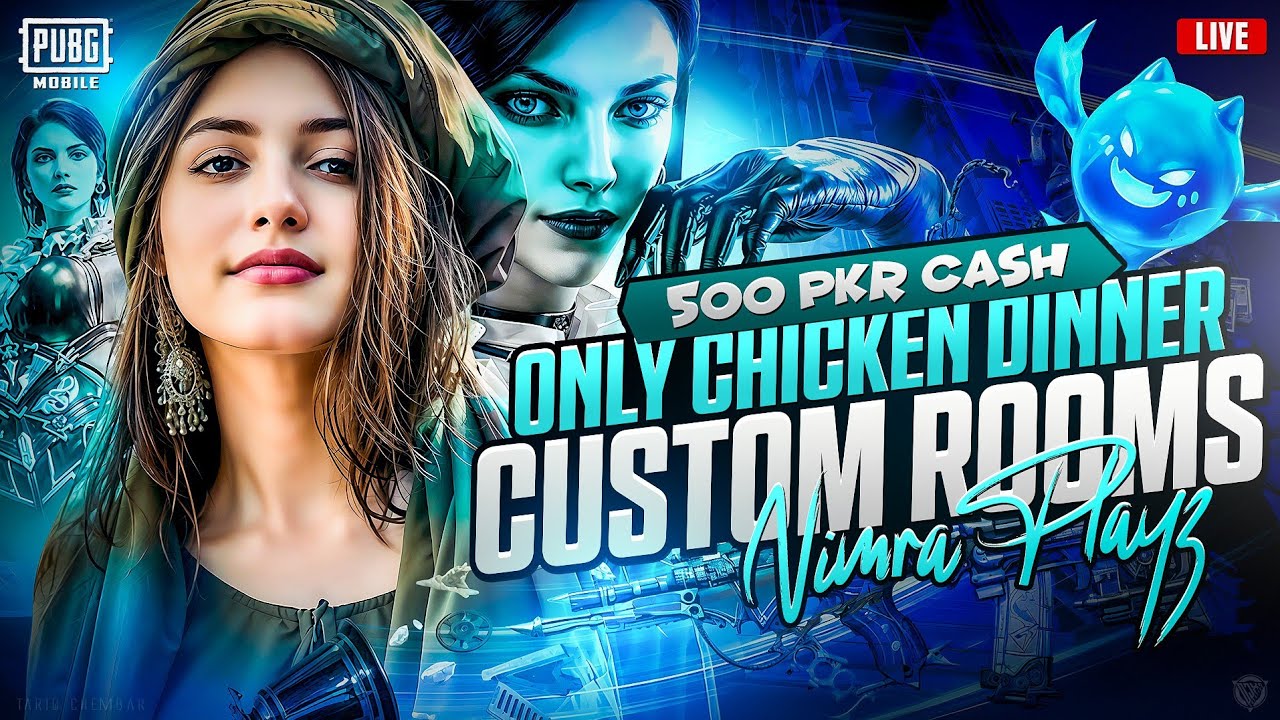 PUBG Mobile Live | CASH AND UC CUSTOM ROOM| Nimra Playz |
