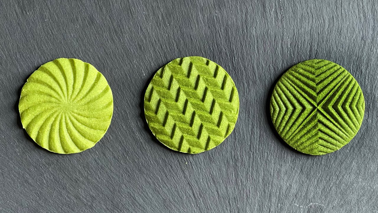 抹茶壓紋餅乾｜如何壓出清晰立體紋路的食譜與做法｜同時滿足不同濃度的抹茶愛好者