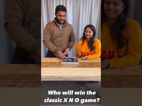 Who will win the classic X N O game? #youtubeshorts #foryou #fyp #games #party #xno #tictactoe