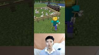 ฟาร์มไก่โดนบุก! หนีไปเจอหมู่บ้านลับใต้ดิน | Minecraft