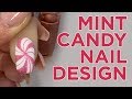 Young Nails Nail Demo - Mint Candy Glitter Nail Design - Gel Paint Nails