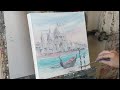 VENISE FAÇON &quot;AQUARELLE&quot; par Nelly LESTRADE