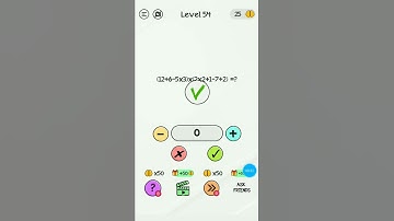 Braindom level 54||level 54||tricky puzzle