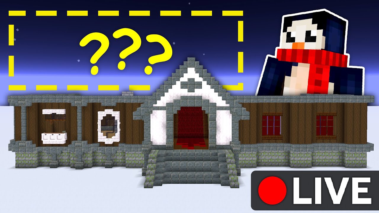 🔴 FINISHING the 10 Builders vs. Minecraft Haunted Mansion!