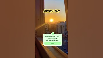 To watch Microsoft intune video serious .Check the comment