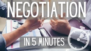 S1:E72  Learn how to Negotiate in 5 Minutes. HINT: It should be collaborative rather than combative.