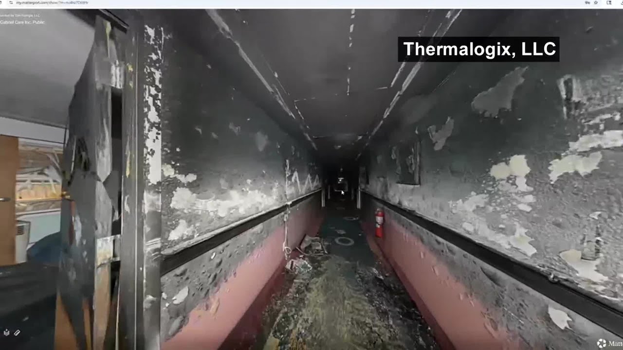 3D tour of deadly Fall River fire: Blistered ceilings, charred hallways, intact sprinkler heads