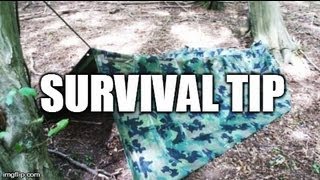 Enhanced survival shelter for cold weather   Survival/Camping Tips
