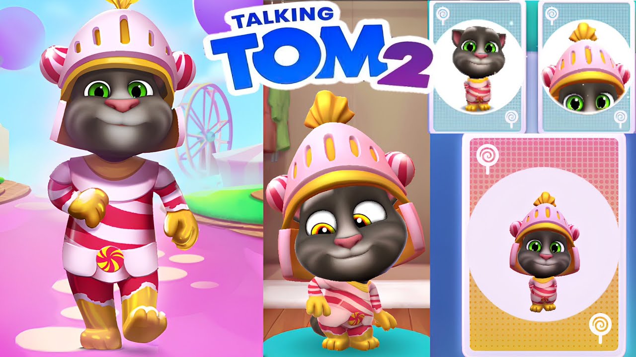 my-talking-tom-2-new-update-new-outfit-sweet-knight-tom-sweet-bedroom