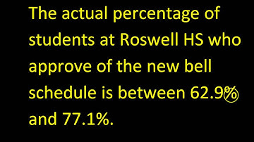 Day 2 HW   #1 to #4   Calculating Margin of Error, What Does it Mean
