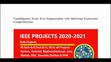 Unambiguous scene text segmentation with referring expression comprehension