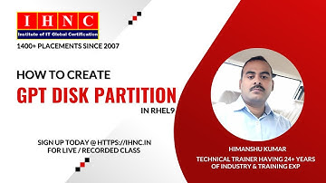 Create GPT Partitions