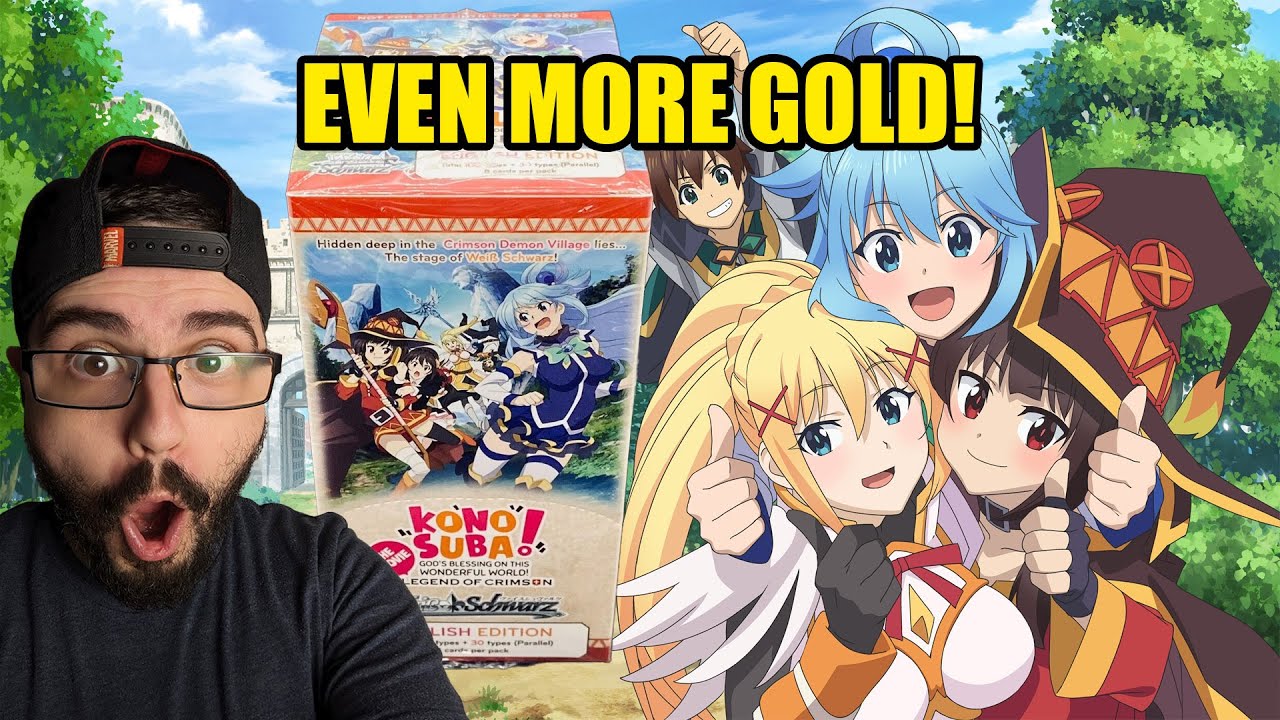 [WS] First Edition Konosuba Legend of Crimson box opening happiness